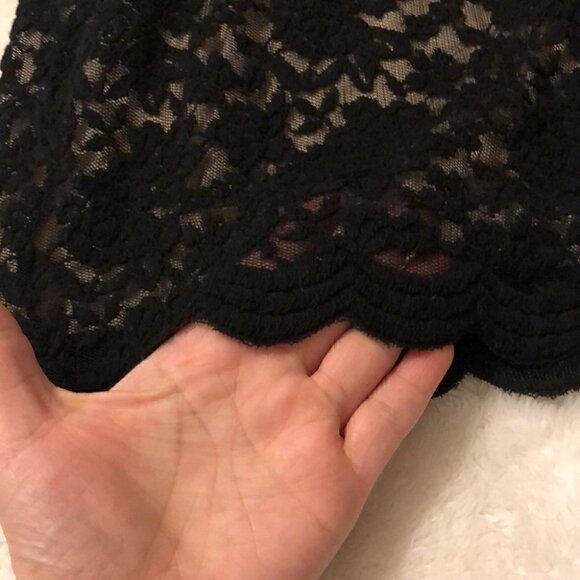 Free People Lower East Side Lace Contrast Mini Dress Size Small - Picture 8 of 14